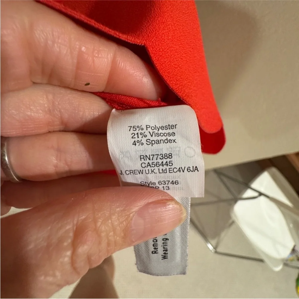 J. Crew Scalloped Sheath dress sz 6 - Picture 6 of 7